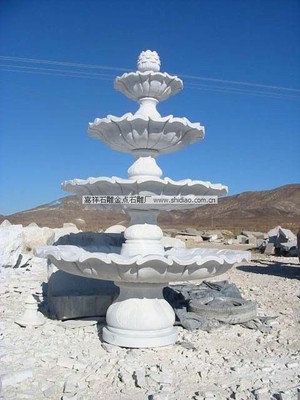 石雕喷泉--建筑用石材产品的一般加工方法